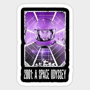 HAL's Harmony 2001 Space Odyssey Iconic Characters Graphic T-Shirt Sticker
